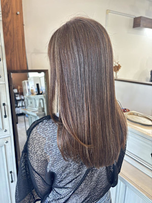 大人かわいい/アッシュベージュ/ハイライト