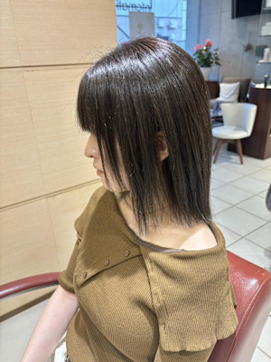 ブルージュ/ベージュ/くすみ透明感カラー/赤みなしカラー