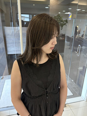 ⭐透明感抜群イルミナカラー⭐オリーブベージュ