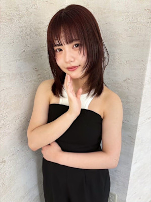 レイヤーカット×カシスレッド