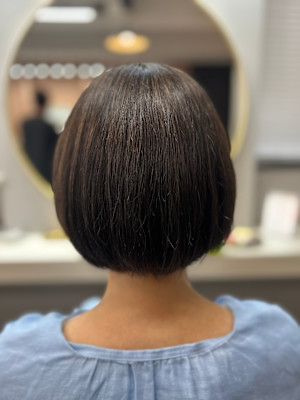 まとまるやわらかくショートボブ♪