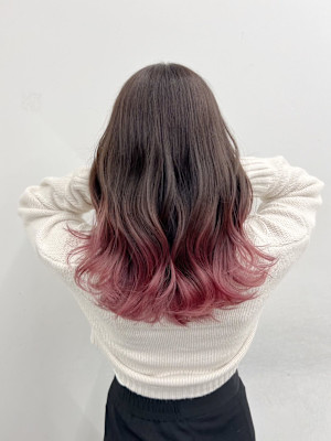 グラデーションピンク