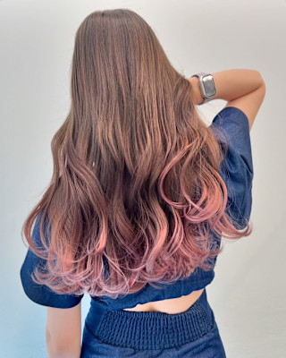 ピンクグラーデーション