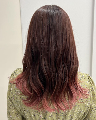 ピンクグラデーション