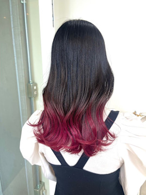 ピンクグラデーション