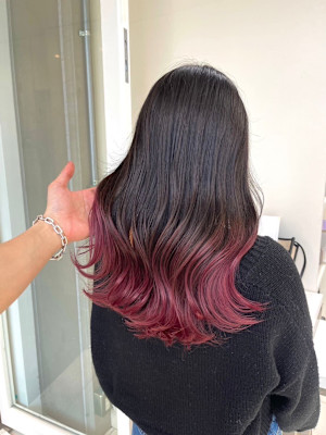 ピンクグラデーション