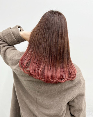 ピンクグラデーション