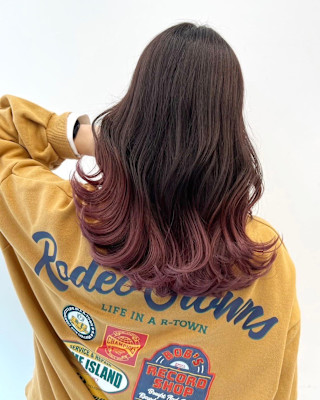 ピンクグラデーション