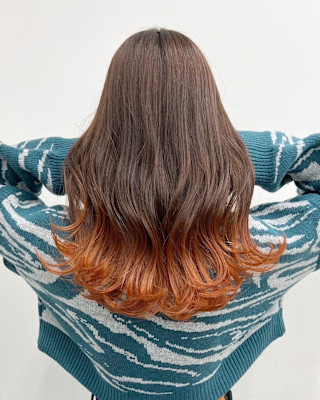 オレンジブラウングラデーション