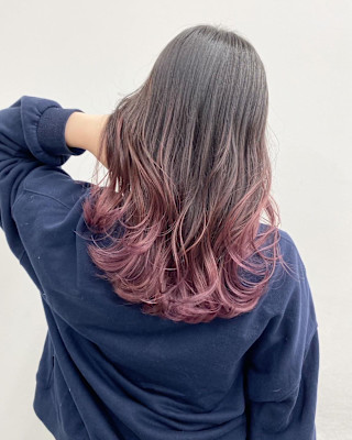 ピンクヴァイオレットグラデーション