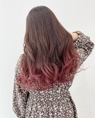 ピンクグラデーション