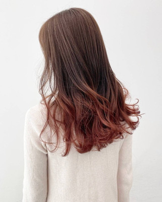 ピンクグラデーション