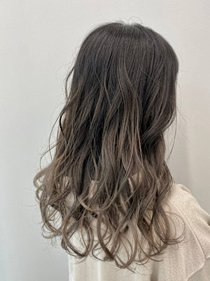 アッシュ系グラデーションカラー