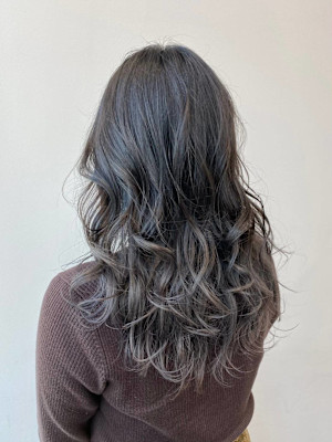 シルバーアッシュグラデーション