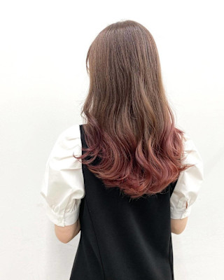 ピンクグラデーション