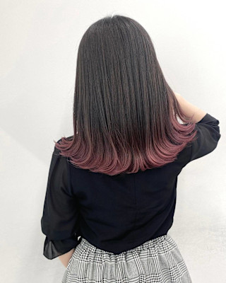 ピンクグラデーション