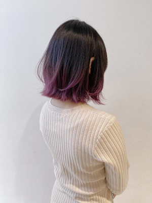 レッドバイオレットグラデーション