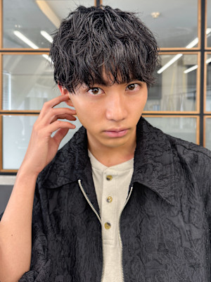 メンズパーマ◎韓国風マッシュニュアンスパーマダウンパーマ