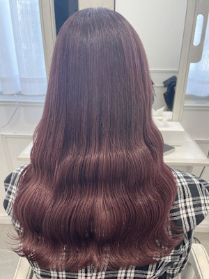 ワンカラーで！明るめピンクブラウン♪_ユウ