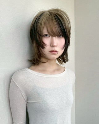 セクションカラー　ケアブリーチ　ブリーチカラー　原宿/表参道