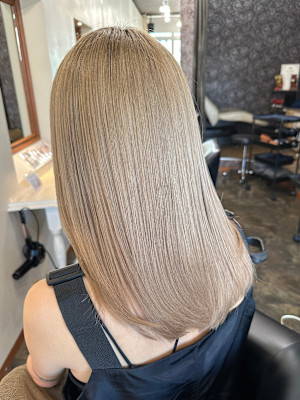 【前回カラーから1ヶ月後♪】大人可愛いミルクティーベージュ