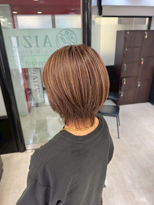 白髪ぼかしハイライト