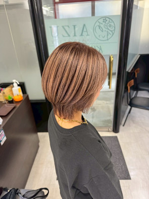 白髪ぼかしハイライト