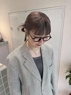 韓国/カチモリ/ツインヘアアレンジ/ヘアセット/結婚式お呼ば