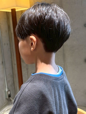 キッズカット マッシュ ショートヘア 刈り上げ 小学生カット