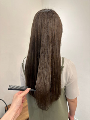 池袋 髪質改善 イルミナカラー 透明感 オリーブブラウン♪
