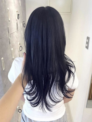 Nanaka/ブルーブラック／艶カラー