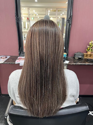 白髪ぼかしハイライト