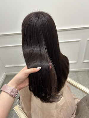 【ブリーチなし】艶々ショコララベンダー♪ ＊ひな＊