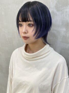 【ウルフ×アンブレラカラー】ウルフカット デザインカラー