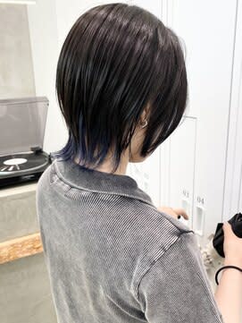 【ショートウルフ】インナーカラー　ウルフカット