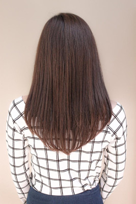 大人可愛いシルクストレート