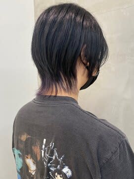 【ウルフカット】インナーカラー ウルフカット