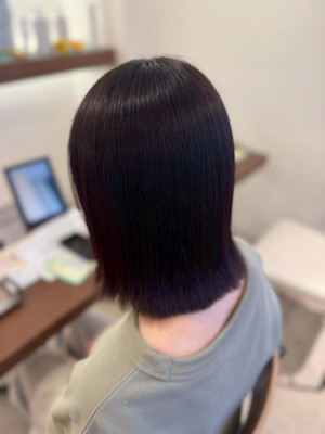 切りっぱなしボブ