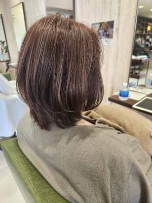 白髪ぼかしハイライト