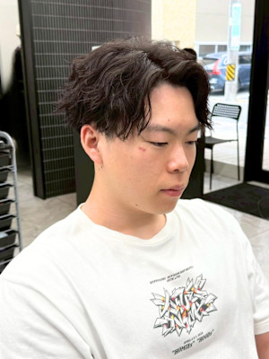 ツイストスパイラル　センターパート　緩め