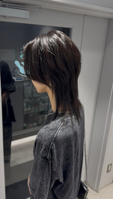 ウルフ/ウルフカット/中性ウルフ/メンズウルフ