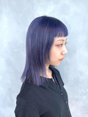 ブルーバイオレット/ブルーラベンダー/ダブルカラー