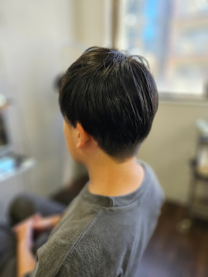 ナチュラル縮毛矯正スタイル