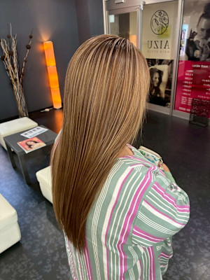 白髪ぼかしハイライト