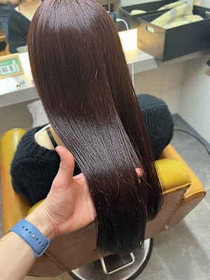 イルミナカラー×METEOトリートメント[髪質改善/縮毛矯正