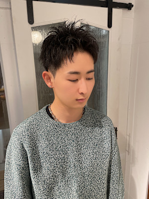 刈り上げ/メンズヘア/アップバング