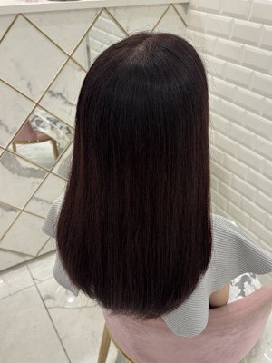 ブリーチなしチェリーピンク＊まゆ