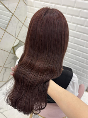 ブリーチなしチョコレートピンク＊まゆ