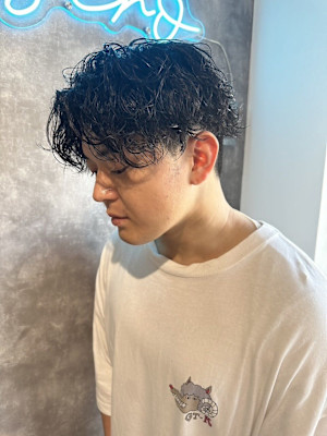 波巻きスパイラルパーマ