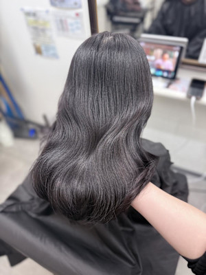 ブリーチなしで叶うラベンダーグレージュ